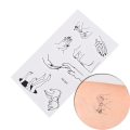 JETTING Hot 1 PC Henna Tattoo Stencil Beauty Women Body Leg Hand Feet Art Airbrush Drawing Paint Design Tattoo Sticker Template