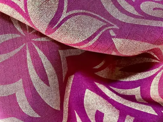 metallic printing colorful fashion design fabric