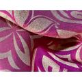 metallic printing colorful fashion design fabric