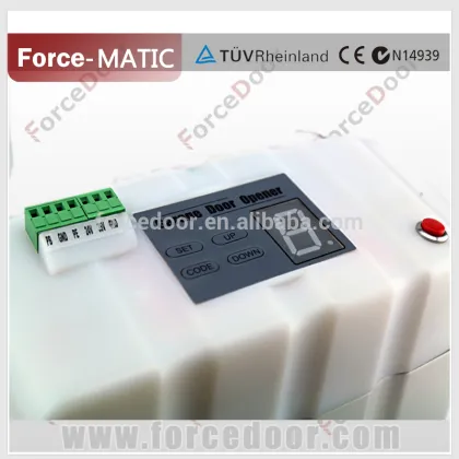 uplift sectional garage door opener, intelligent and secure door motor