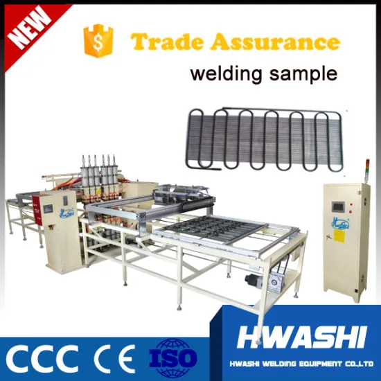 Hwashi Automatic Refrigerating Condenser Wire Mesh Spot Welding Machine