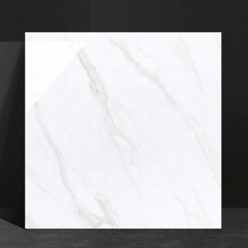 Hot Sale 60x60 Glossy Ceramic Floor Tile - Standard White Marble Porcelain