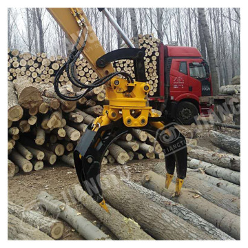 Excavator Hydraulic 360 Degree Rotating Grapple for Rock Grab