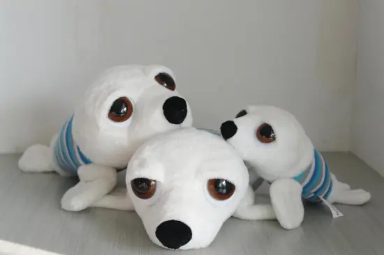 Blue And Pink Ocean Seals Plush Toy