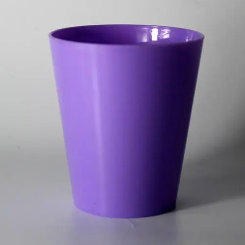 Molde plástico descartável para tampa de garrafa de copo de água