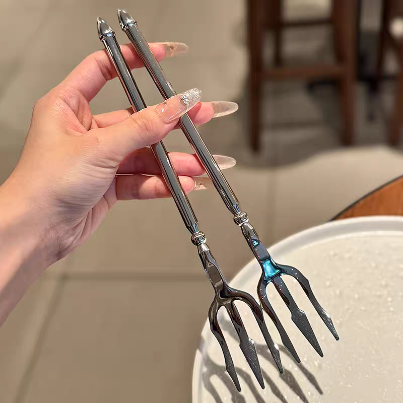 Premium Stainless Steel Greek Style Salad Fork
