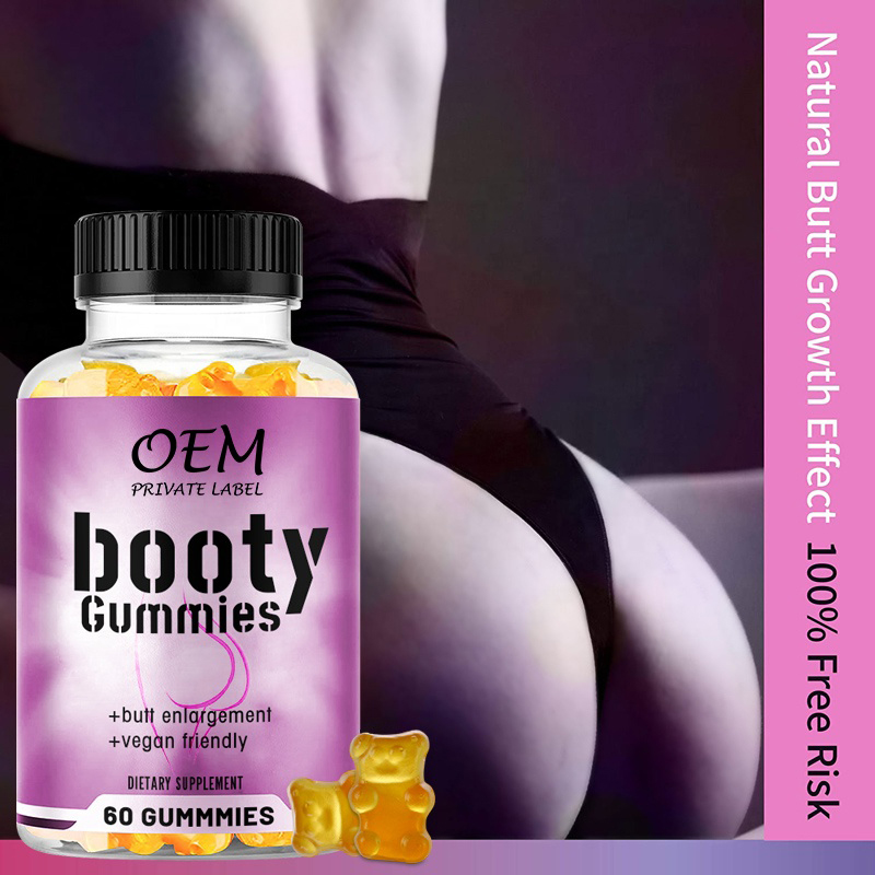 OEM/ODM Natural Vegan Friendly butt enlargement gummies klw gummies for butt and hip enlargement