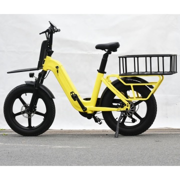 500W 48V elektrische vracht ebike: een robuuste oplossing voor voedselbezorging en familievervoer