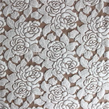 white swiss voile lace/ high quality italian nylon cotton spandex guipure lace fabric for women casual dress
