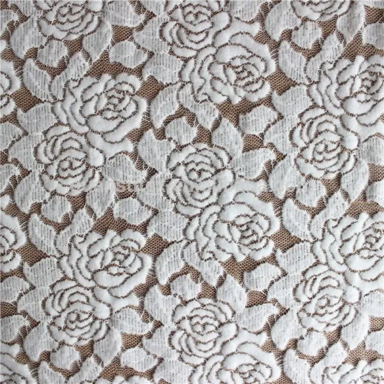 white swiss voile lace/ high quality italian nylon cotton spandex guipure lace fabric for women casual dress