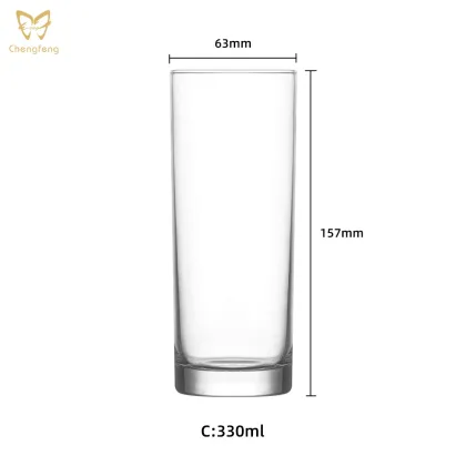 Elegant Premium Highball and Collins Cocktail Glasses for Mojito, Whiskey, and More