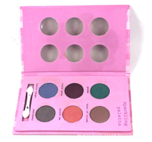 Free sample high quality cosmetic makeup palette empty private label eyeshadow palette