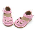 Mix Colors Pink Kids PU Couro Sapatos Squeaky