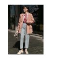 Blazer casual oversize a manica lunga femminile