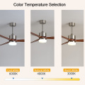 ESC Lighting save energy ceiling fan wooden