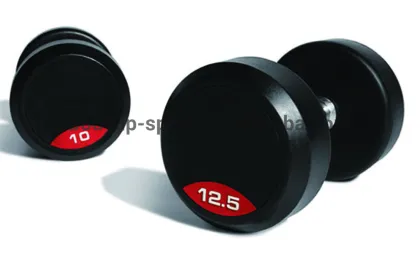 Round Rubber Coated Dumbbell for Gmy Fitness Equipments