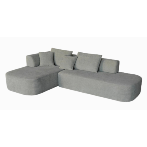 canapé d'angle de salon comprimé