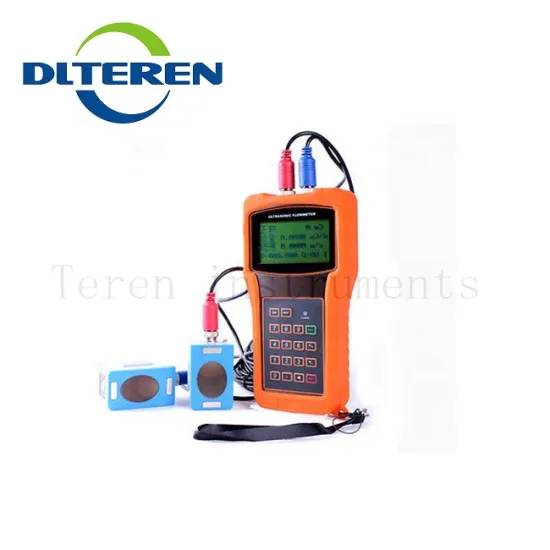 DLTEREN RS232 Portable Ultrasonic Flow Meter - Handheld Water Meter & Measuring Instrument
