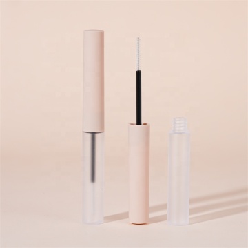 Recyclable 5ml Clear Brow Gel Mascara with Slim Brush in Tube Bottle