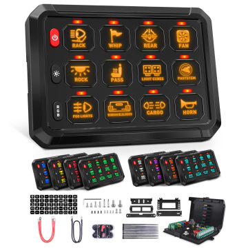 Universal Aux Automotive Off Road Lights 4x4 LED Panel Kit