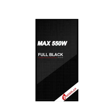 Amosolar All-Black Solar Panels: 182mm x 144 Cells, 525W-545W Modules - In Stock at Europa, Rotterdam