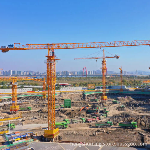 6 Ton Tower Crane, Hoisting Crane for Sale: Explore Telescopic & Flat Top Used Cranes