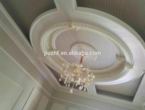 high density quality factory price pu polyurethane lamp pool/pu foam ceiling moulding/medallion