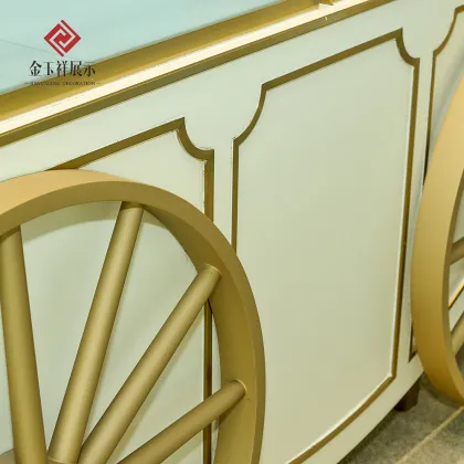 Gold Jewelry Store Display Counters