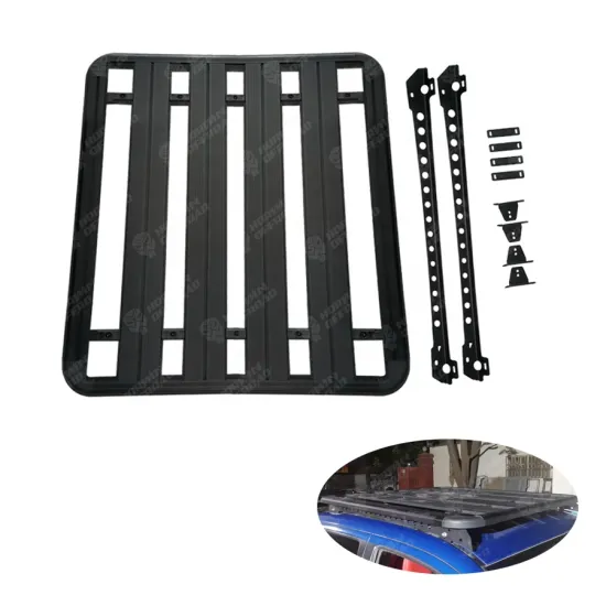 Car Multifunctional Aluminum Flat Rack Luggage Basket For Dmax 2012+