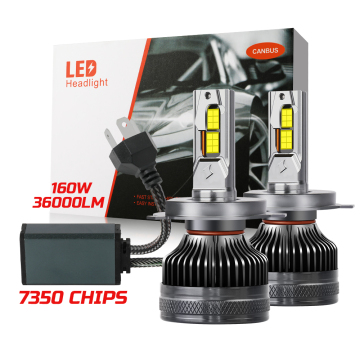 36000LM Super Bright Car LED Headlight Bulb H7 H4 150W
