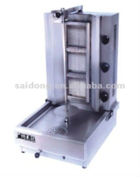 Stainless Steel Gas Shawarma Machine with 3 burners(GB-800)