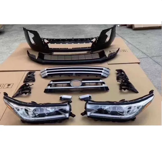 2018 Style Upgrade: Complete Front and Rear Bumper Body Kit for Toyota 2015-2017 Models