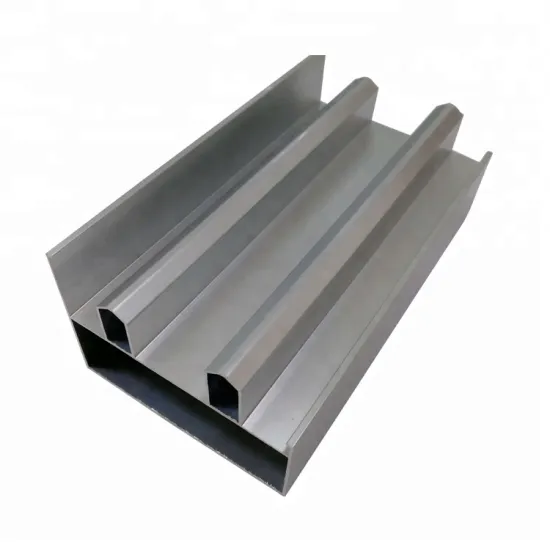 Silver anodized extruded aluminum profile for window