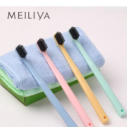 Couples toothbrush bamboo charcoal toothbrush