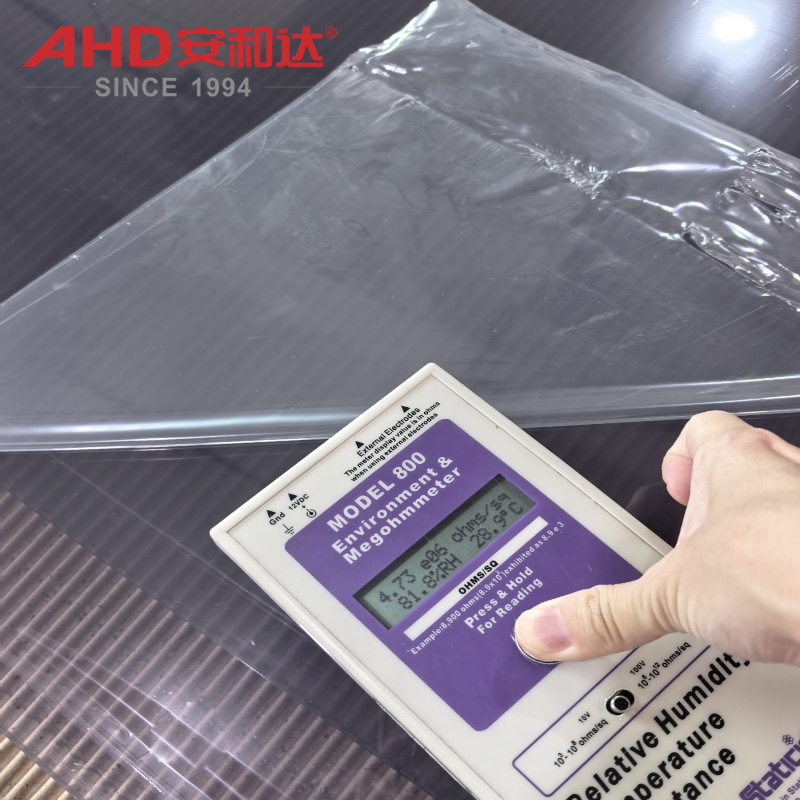 ESD Clear PVC Plastic Sheet Stack For Engineering