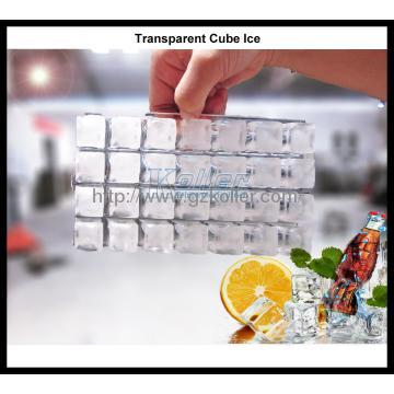 Semi-automatic Cube Ice Machine with packing system 5 tons/day