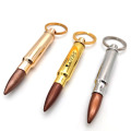 Militar souvenir zinc alloy bullet bote opener keychain