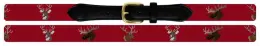 Big Game Hunting Needlepoint Belt