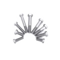 DIN933 Hex bolt keluli karbon dacromet DIN 933