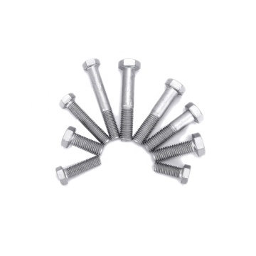 DIN933 Hex bolts carbon steel dacromet DIN 933