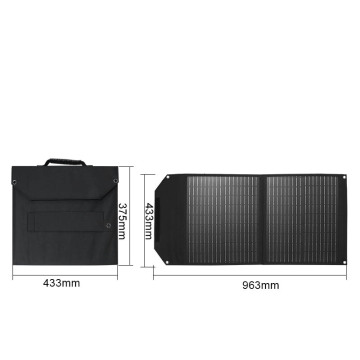DIHE High Quality Folding Solar Panel with Portable Bracket and Adjustable PV Panels