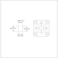 CK-06 T groove cylinder magnetic sensor