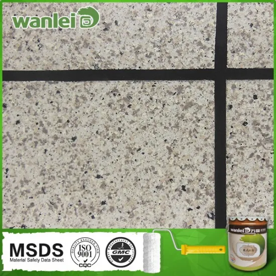 Multifunctional granite effect building coating