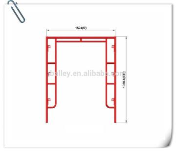 Guangzhou Manufacturer Mason Walk Through Scaffolding Frame