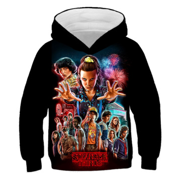 Dropship Stranger Things 3D Kids Hoodie 2020 New 4-14Y Teen Baby Boys Clothes Sweatshirt Tracksuit Jacket Streetwear Tops