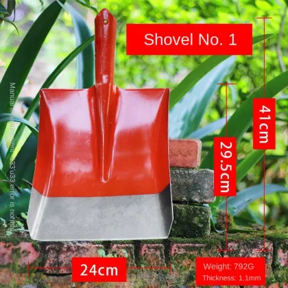 Manganese Steel Large Outdoor Agricultural Shovel for Soil Digging and Vegetable Garden Loosening