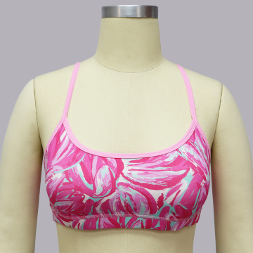 Reggiseno sportivo delle donne rosa delle donne