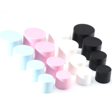 skin care luxury black eco-friendly empty plastic PP cosmetic cream jars 250g 200g 100g 50g 30g