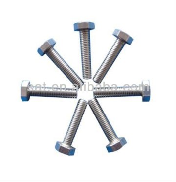 zinc hexagonal bolts