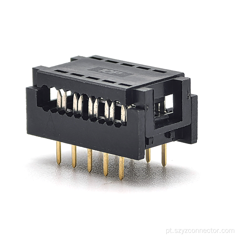 Conector de prensa DIP 7,62 de 2,54 mm